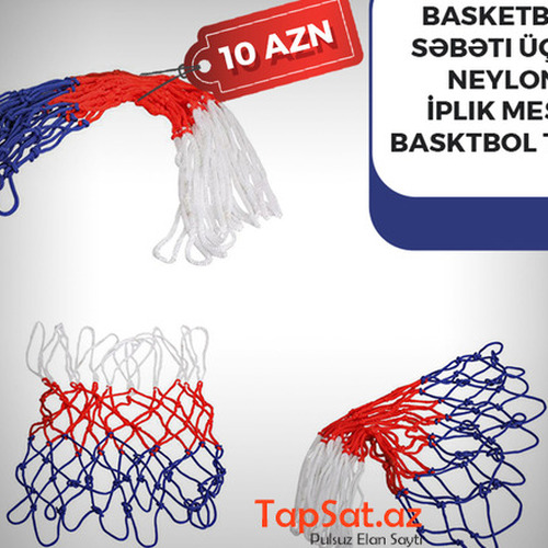 Basketbol Səbəti Üçün Neylon İplik Mesh Basktbol Toru