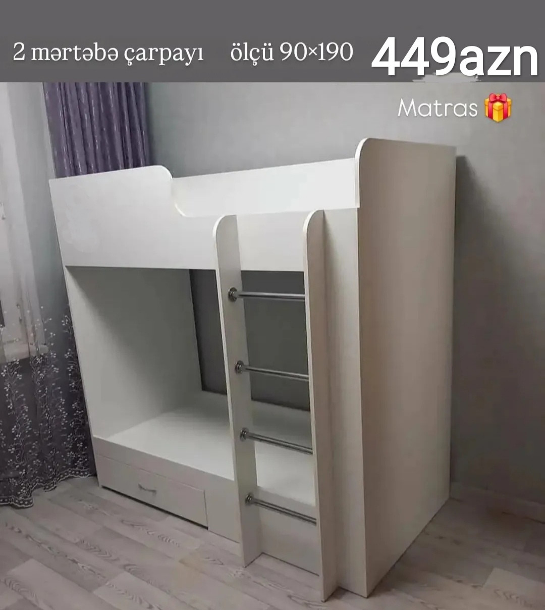 İkimərtəbəli çarpayı 