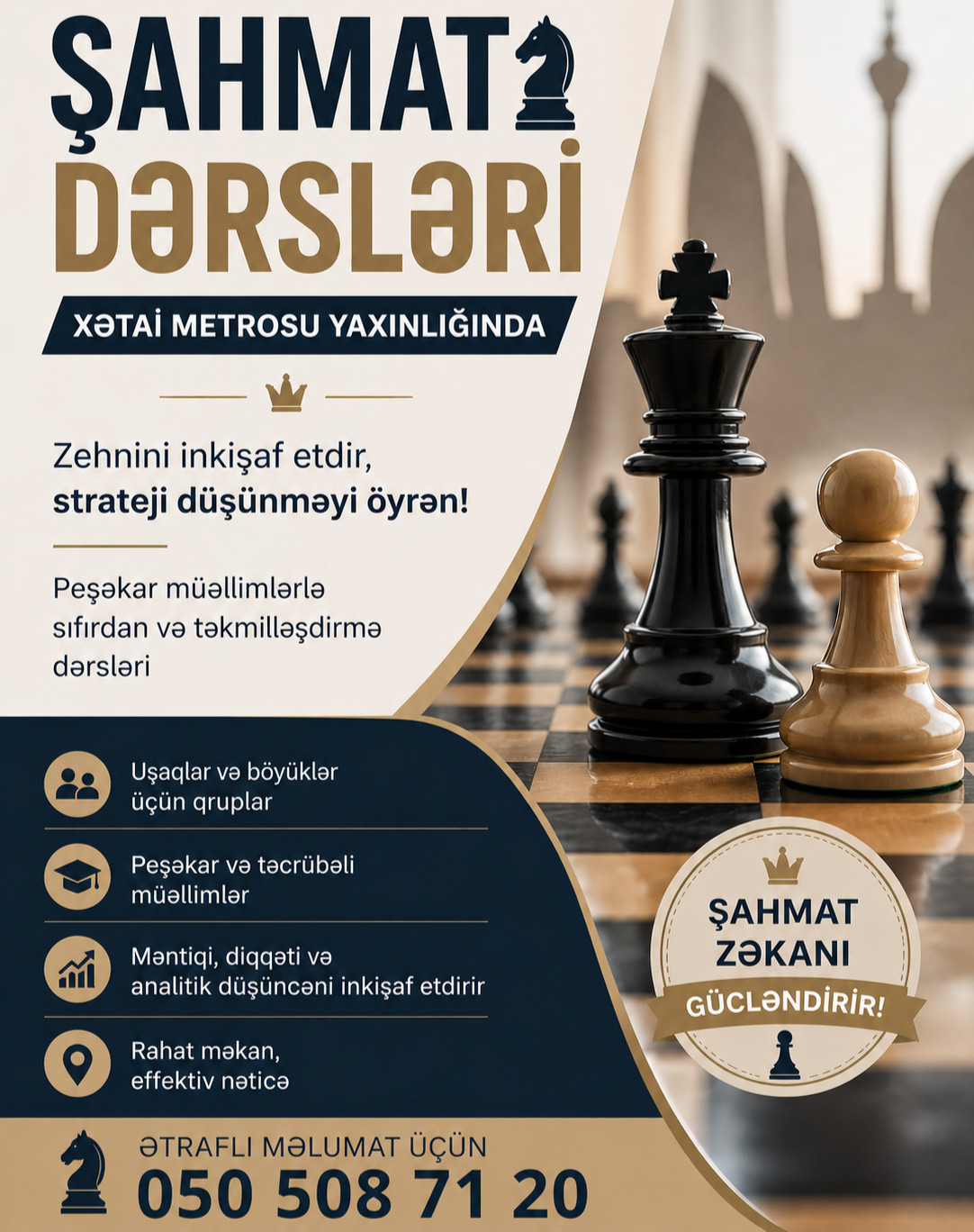 Şahmat dərsləri 
